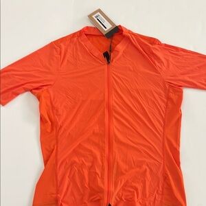 Vibrant Orange Cycling Top